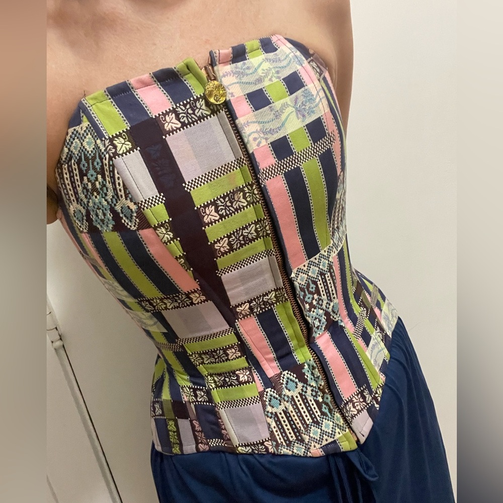 Spring/Summer: Rare Christian LaCroix Bazar jacket with matching Corset 90’s